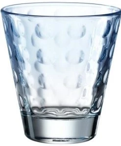 Leonardo Trinkglas OPTIC 215 Ml Hellblau, 6er-Set