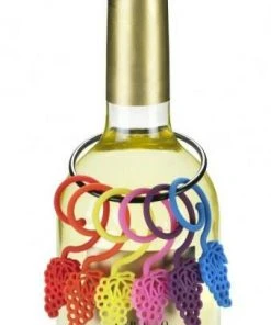 Lurch Glasmarkierer Lovely Leaves, 6er-Set