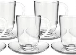 Leonardo 6 Latte Macchiatotassen NAPOLI 380 Ml Mit Untertasse