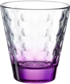 Leonardo Trinkglas OPTIC 215 Ml Violett, 6er-Set
