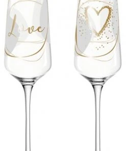 Leonardo 2 Sektgläser PRESENTE 280 Ml ′Love′