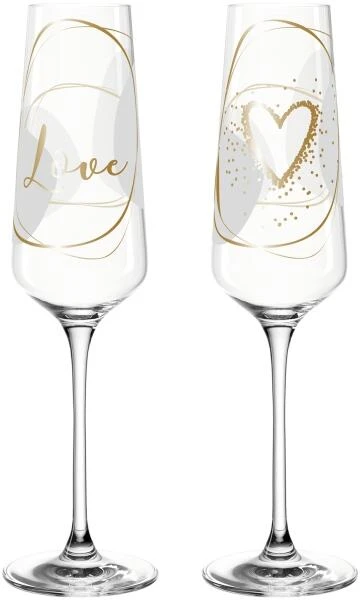 Leonardo 2 Sektgläser PRESENTE 280 Ml ′Love′