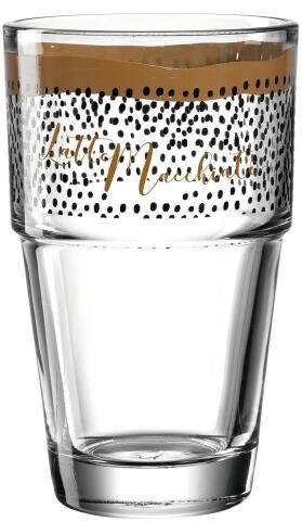Leonardo Becher SOLO 410 Ml ′Latte Macchiato′ Schwarz, 6er-Set 1 Leonardo Becher SOLO 410 Ml ′Latte Macchiato′ Schwarz, 6er-Set