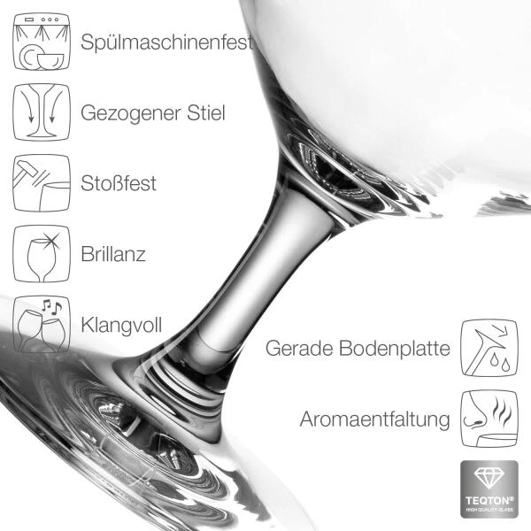 Leonardo Bierglas PUCCINI 410 Ml, 6er-Set – Bild 2