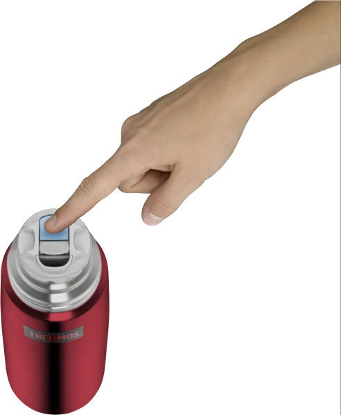 Thermos L&C Bev Bottle Cranberry Red Pol 1,00l – Bild 2