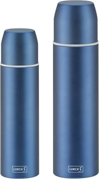 Lurch Isolier-Flasche Mit Becher Denim Blue 0,75L 2 Lurch Isolier-Flasche Mit Becher Denim Blue 0,75L – Bild 2