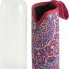 Lurch Glasflasche Mit Iso-Hülle, Mandala Red