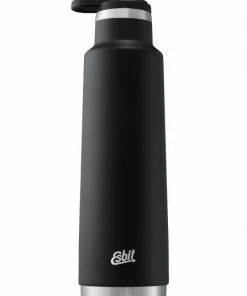 Esbit PICTOR Edelstahl Isolierflasche "Standard Mouth", 750ml, Schwarz