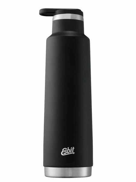 Esbit PICTOR Edelstahl Isolierflasche "Standard Mouth", 750ml, Schwarz