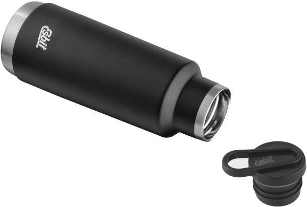 Esbit PICTOR Edelstahl Isolierflasche "Standard Mouth", 750ml, Schwarz – Bild 6