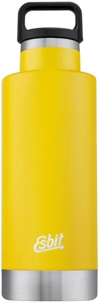 Esbit SCULPTOR Edelstahl Isolierflasche "Standard Mouth", 750ml, Sunshine Yellow