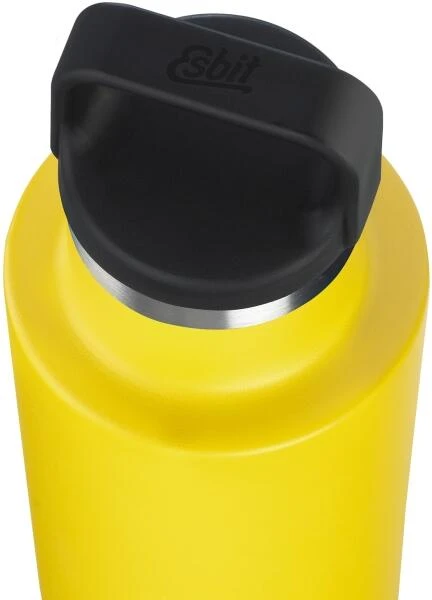 Esbit SCULPTOR Edelstahl Isolierflasche "Standard Mouth", 750ml, Sunshine Yellow – Bild 4