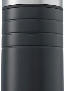 Esbit MAJORIS Edelstahl Isolierflasche Mit Doppelwandigem Edelstahl-Becher, 0.5L, Schwarz