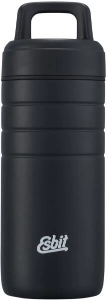 Esbit MAJORIS Edelstahl Thermobecher Mit Isolierverschluss, 450ML, Schwarz