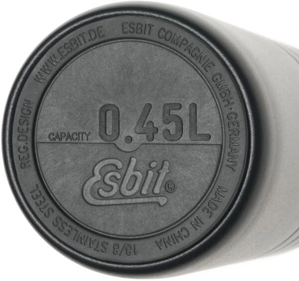 Esbit MAJORIS Edelstahl Thermobecher Mit Isolierverschluss, 450ML, Schwarz – Bild 2