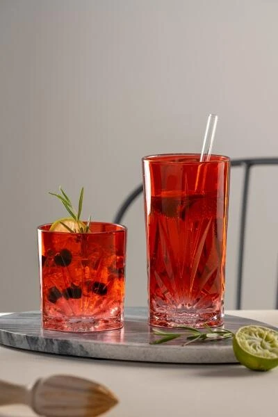 Leonardo Trinkglas CAPRI 220 Ml Rot – Bild 2