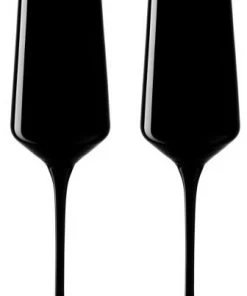 Leonardo Sektglas ETNA 2er-Set 280 Ml Schwarz