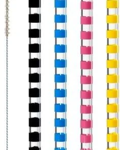 Leonardo Glastrinkhalme BRERA 4er-Set 20 Cm + 1 Reinigungsbürste