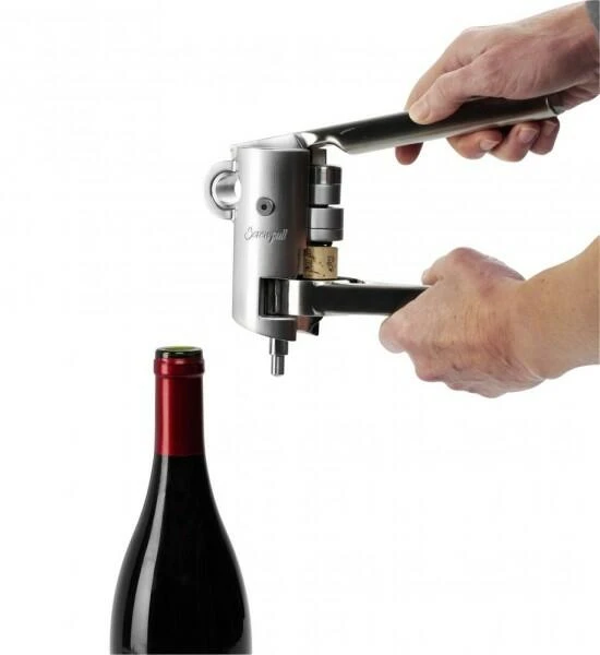 Le Creuset Screwpull Korkenzieher Leverpull LM-G10 Geo In Metal – Bild 4