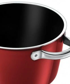 Silit Gemüsetopf Vitaliano Rosso -Zwilling Shop Silit 03221868 Griffdetail 1 l