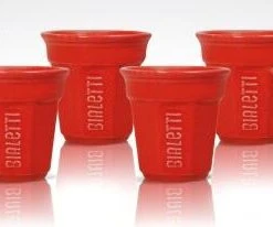 Bialetti Espressobecher Red, 6er-Set